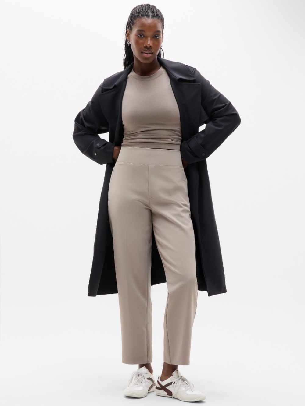 Athleta endless Pants in mortar mushroom